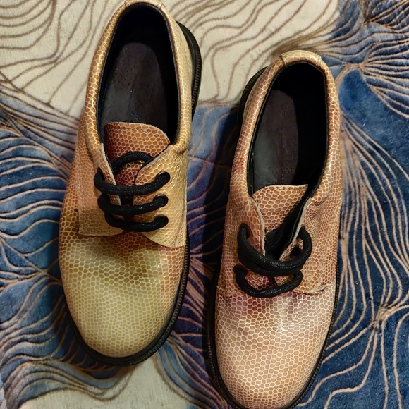 Topshop Kind Snakeskin Oxfords 37 Made in Spain - Picture 4 of 8